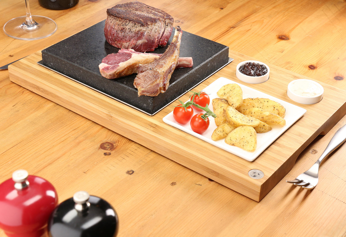 The Steak Plate & Sauces Set