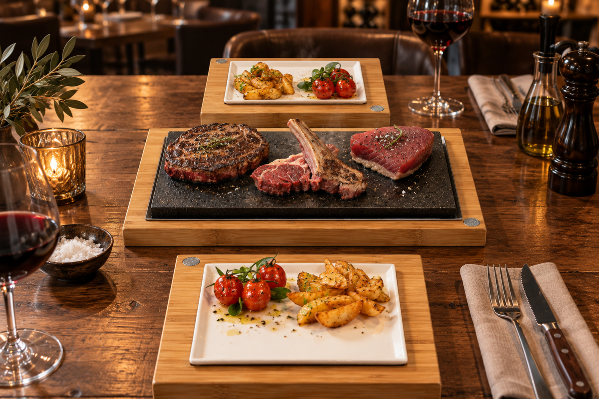 The Sharing Steak Plate & Serving Sets