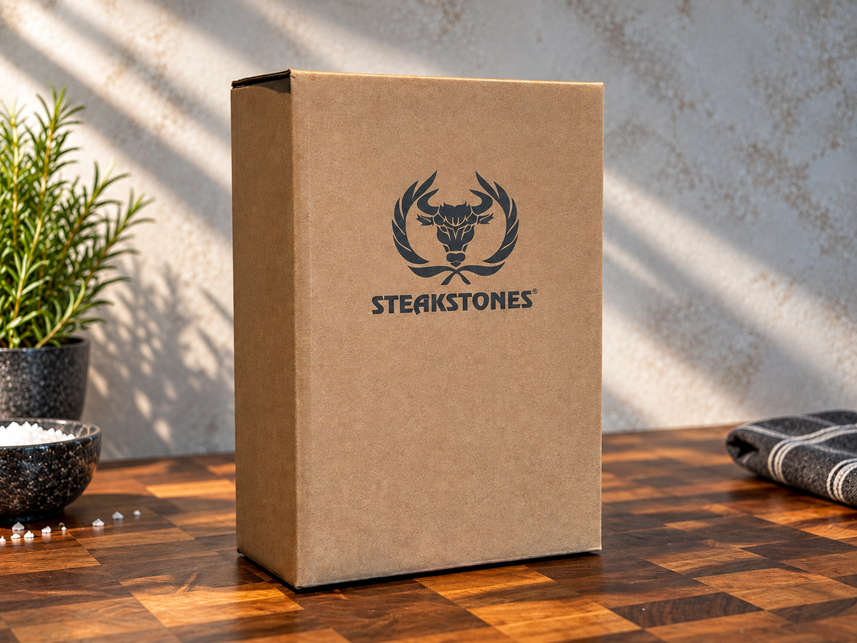 SteakStones Adjustable Salt & Pepper Mills - 3 & 5 Grind Settings